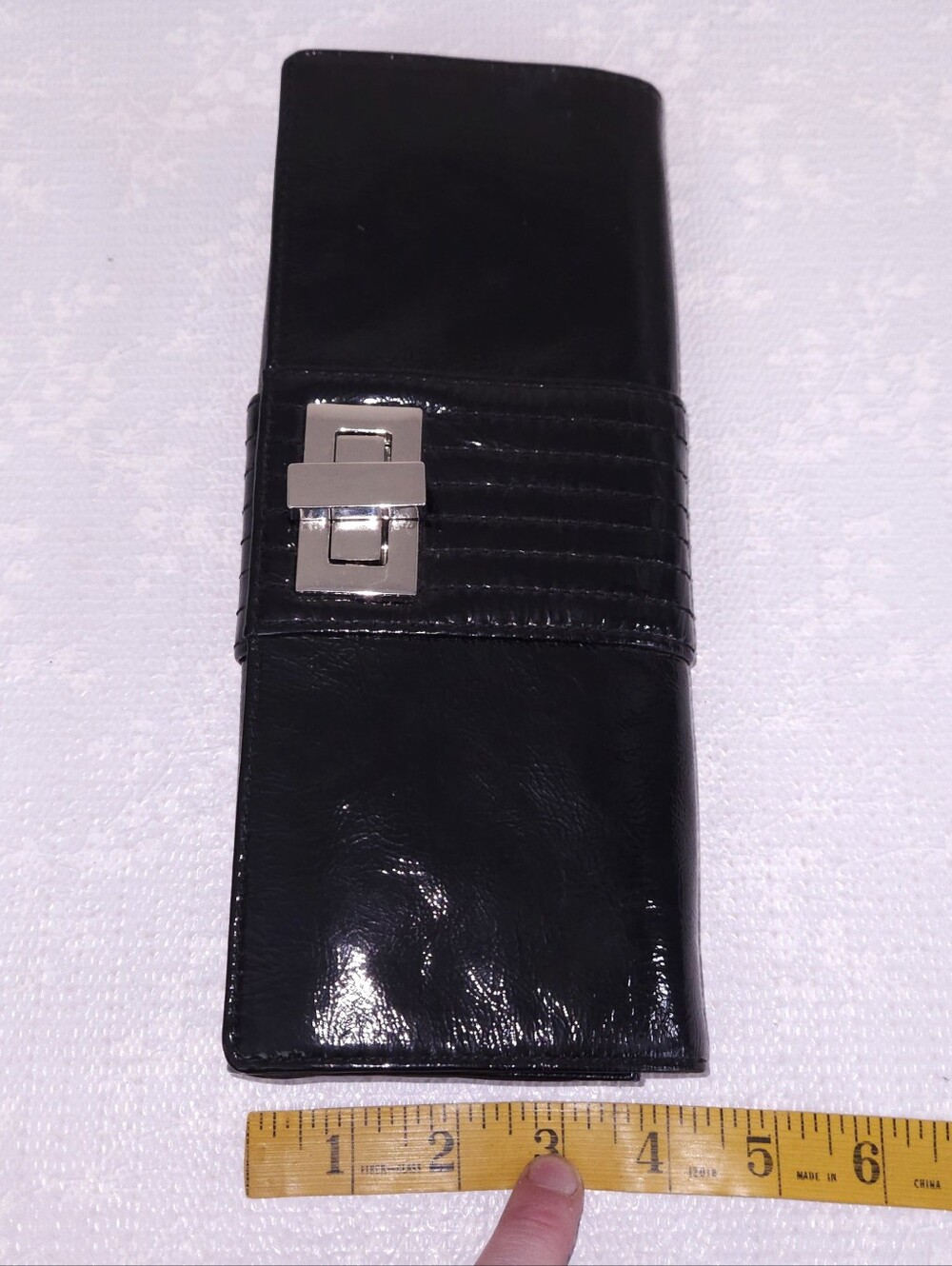 KOOBA Penelope Clutch Patent Leather Convertible Shoulder Bag - Picture 7 of 7